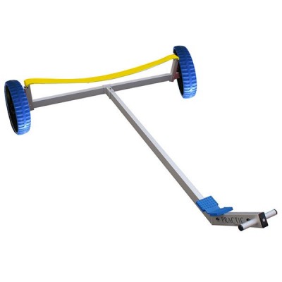 PRACTIC - CARRELLO OPTIMIST CON RUOTE ANTIFORATURA BLU