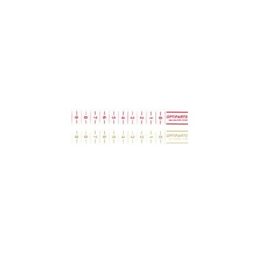 WINDESIGN - TRIM STRIP STICKER - DISTANCE TO THE NOTCHES, 12 MM