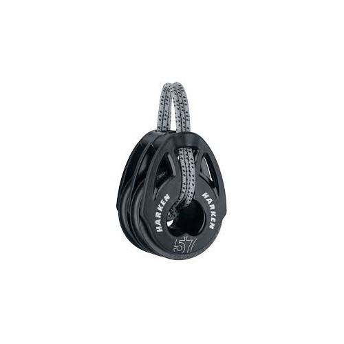 HARKEN - BOZZELLO 57 MM DOPPIO T2™ SOFT ATTACH DOUBLE CARBO BLOCK
