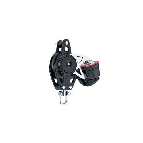 HARKEN -57 MM CARBO BLOCK WITH BECKET AND CAM CLEAT