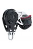 HARKEN - BOZZELLO 75 MM CON STROZZATORE CARBO BLOCK WITH CLAM CLEAT