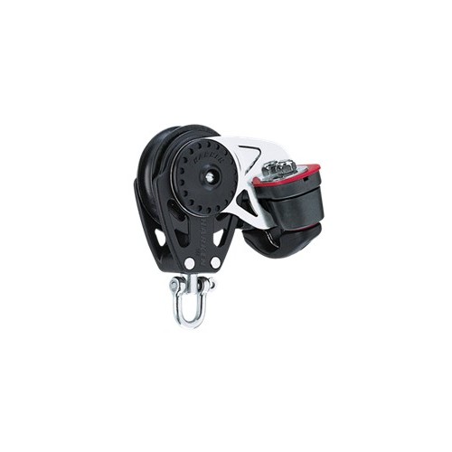 HARKEN - BOZZELLO 75 MM CON STROZZATORE CARBO BLOCK WITH CLAM CLEAT
