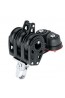 HARKEN - BOZZELLO 29 MM TRIPLO CON STROZZATORE E ARRICAVO TRIPLE BLOCK WITH CAM CLEAT AND BECKET - CARBO