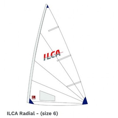 ILCA - VELA LASER® ILCA 6 RADIAL PIEGATA DA REGATA MADE BY HYDE