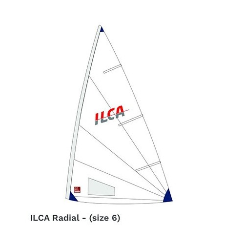 ILCA - LASER® ILCA 6 RADIAL FOLDED ORIGINAL SAIL MADE BY HYDE