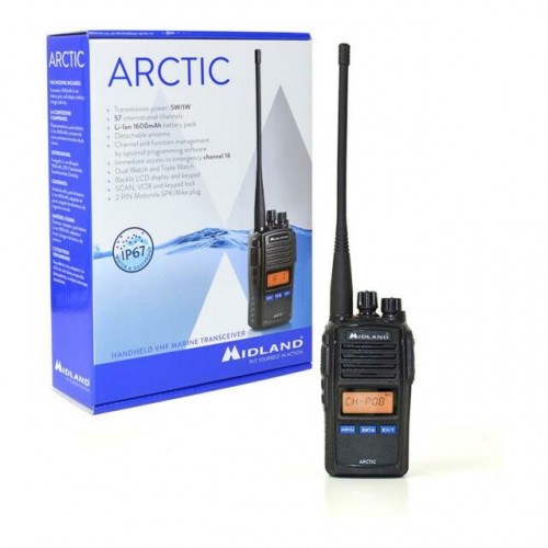 MIDLAND - ARCTIC VHF MARINO PORTATILE