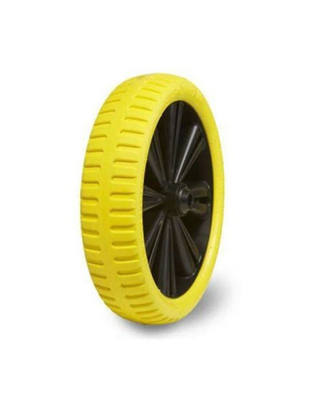 BESTWIND - RUOTA CON MOZZO 20MM GIALLA FLEXLITE ANTIFORATURA 37 CM