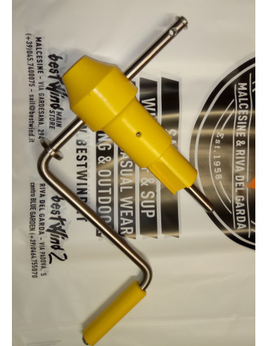 BESTWIND - ARGANO PER CARICABASSO INOX / TEFLON ARTICOLO ARTIGIANALE MADE IN ITALY