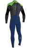 O'NEILL - MUTA BIMBO 5/4 EPIC BACK ZIP - NERA-VERDE-BLU