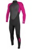 O'NEILL - REACTOR 3/2mm Back Zip Full Wetsuit Youth PINK
