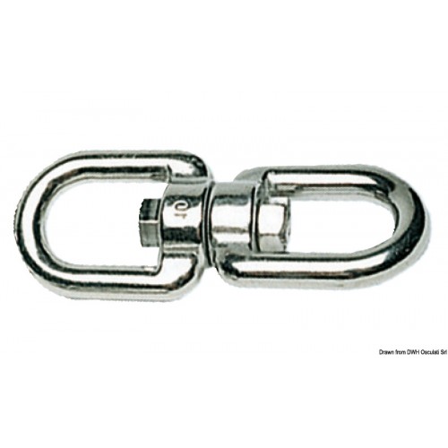 GIRELLA INOX DOPPIO OCCHIO 5 MM
