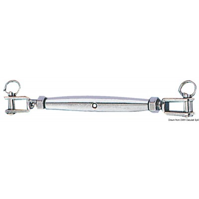 TENDITORE INOX 8 MM DUE FORCELLE FISSE