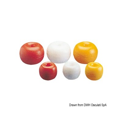 BUOY W/HOLE FOR FENCES RED 170 MM