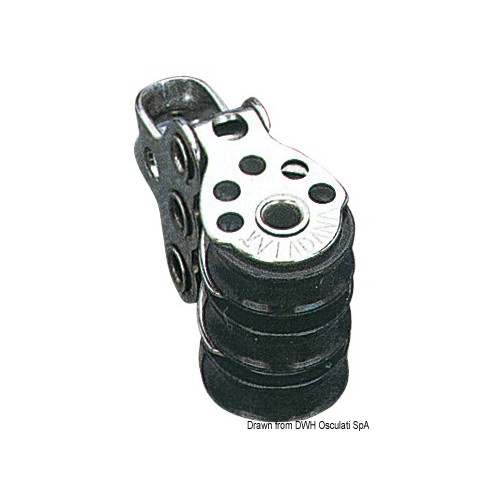VIADANA -  MICROBOZZELLO INOX 3 PULEGGE