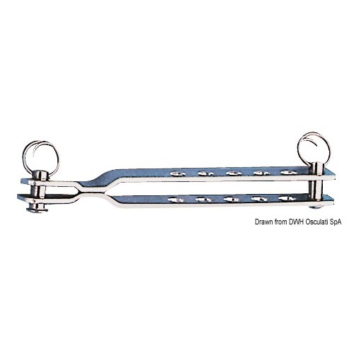 LANDA DOPPIA 120X6 MM