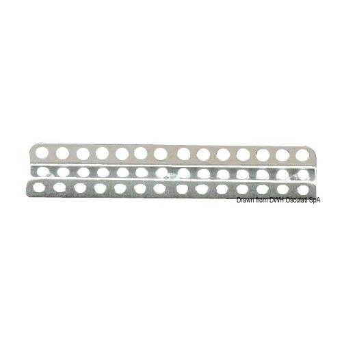 PIASTRA U INOX 150 MM
