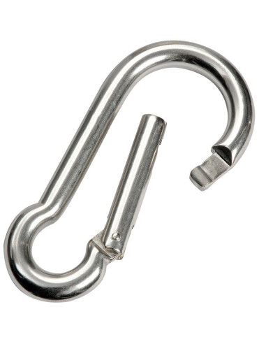CARABINER WITHOUT BOSS L 80 MM