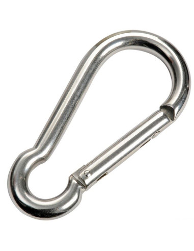 CARABINER WITHOUT BOSS L 80 MM