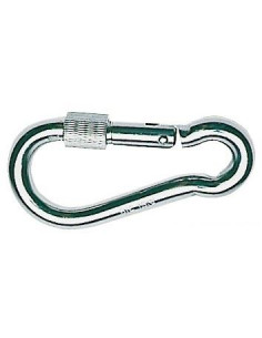 CARABINER WITH A SAFETY RING L 120 MM