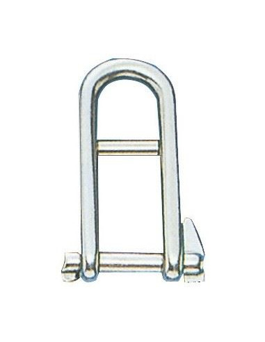 SHACKLE STAINLESS STEEL SNAP-IN WITH LATCH 6 MM.