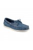 SPERRY A/O WEDGE CANVAS BLUE