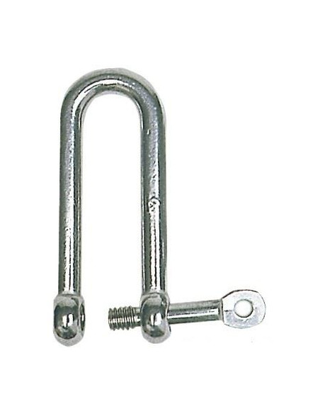 GRILLO LUNGO INOX A U ASSE IMPERDIBILE 5 MM.