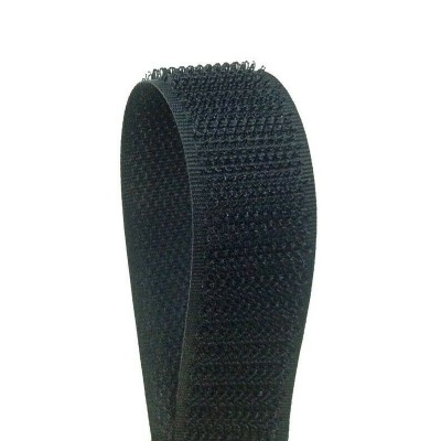 VELCRO - DA CUCIRE MASCHIO NERO 25MM - AL METRO