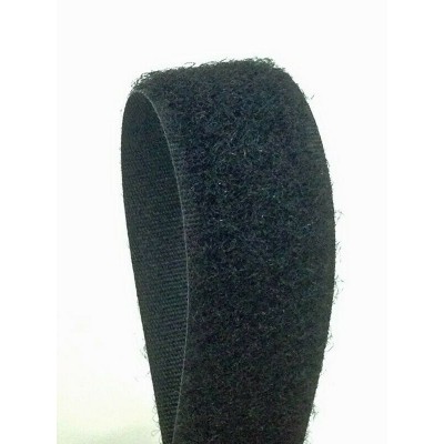 VELCRO - DA CUCIRE FEMMINA NERO 25MM - AL METRO