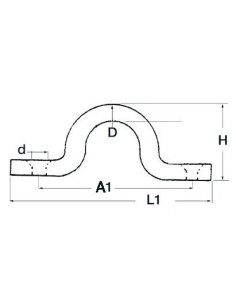 JUMPER STAINLESS steel WIRE, 8x63 mm 2