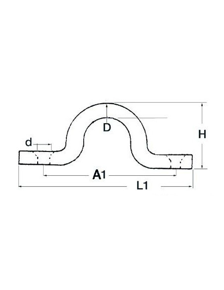 JUMPER STAINLESS steel WIRE 4x40 mm