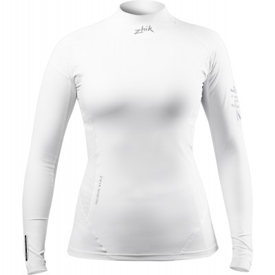 ZHIK - LYCRA DONNA ECO SPANDEX MANICA LUNGA BIANCA