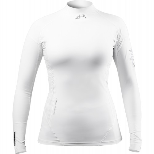 ZHIK - LYCRA DONNA ECO SPANDEX MANICA LUNGA BIANCA