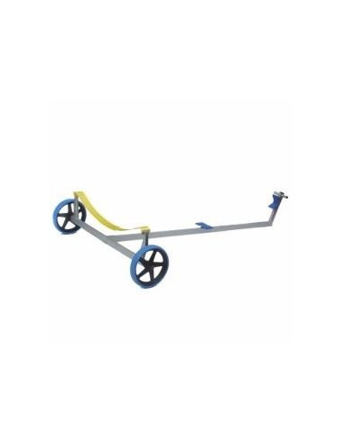 PRACTIC - LASER TROLLEY WITH BLUE ANTI-HOLE WHEELS