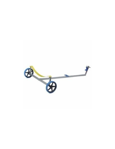 PRACTIC - LASER TROLLEY WITH BLUE ANTI-HOLE WHEELS