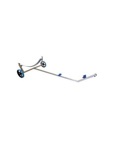 PRACTIC - CARRELLO SET-UP ILCA CON RUOTEERFORABILI E SUPPORTI FALCHETTA PER LASER