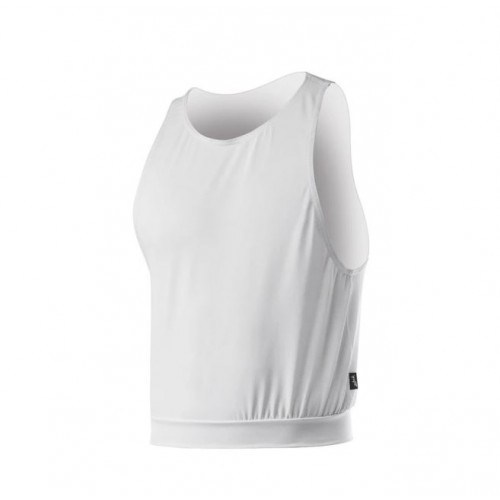 ZHIK - CANOTTA BIANCA SENZA STAMPE BIB/VEST - taglia xs/m
