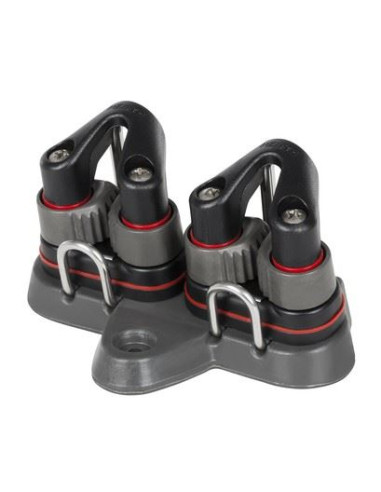 ILCA - BASE COMPLETA HARKEN PER BASE E CUNNINGHAM STROZZATORI ALU CAM-MATIC ALLUMINIO