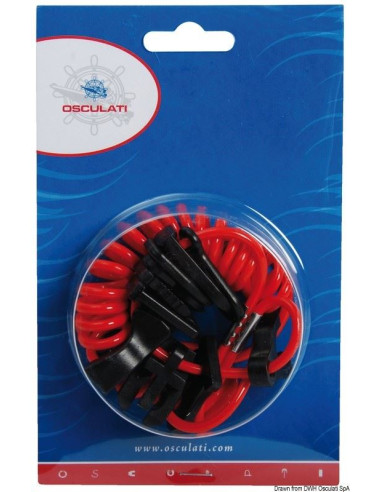 OSCULATI - kit of security lace and keys for rib