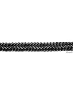 CAVALIERI - MOORING ROPE DOUBLE BRAID HIGH TENACITY BLACK - BY METER