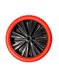 RUOTA ANTIFORATURA ROSSA - 35CM/MOZZO 25 MM