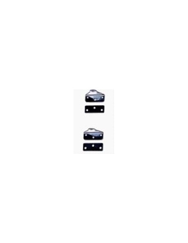 OPTIPARTS - TRANSOM GUDGEONS WITH BACKING PLATES
