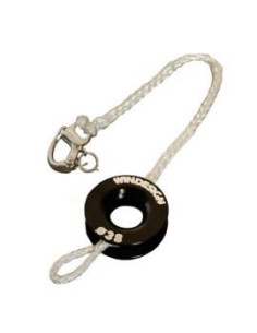 EXTENSION LINE WITH LOW FRICTION AND KARABINER
