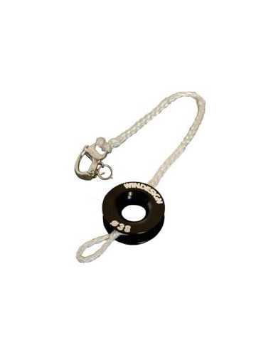 EXTENSION LINE WITH LOW FRICTION AND KARABINER