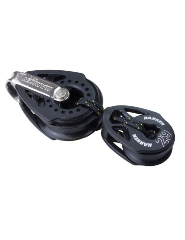 HARKEN - BOZZELLO VIOLINO 40 MM + 29 MM T2 SOFT ATTACH CARBO BLOCK COMBINATION