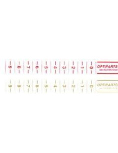 OPTIPARTS - STRISCE GRADUATE ADESIVE PER REGOLAZIONI - DISTANZA TACCHE 12 MM