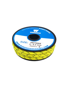 OPTIPARTS - MINIREEL 2.2 MM VECTRAN 8 M, FLUOR YELLOW