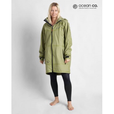 ROOSTER - GIACCA AQUAFLEECE RIGGING COAT KHAKI