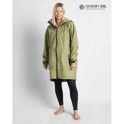 ROOSTER - GIACCA AQUAFLEECE RIGGING COAT KHAKI