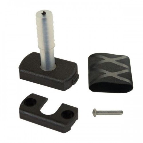 OPTIPARTS - RUBBER JOINT 20 MM WITH ROPE CORE FOR TILLER EXTENSION