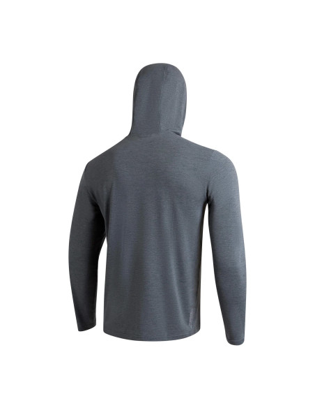 FLORENCE MARINE X - AIRTEX HOODED SHIRT Long Sleeve, Heather Storm